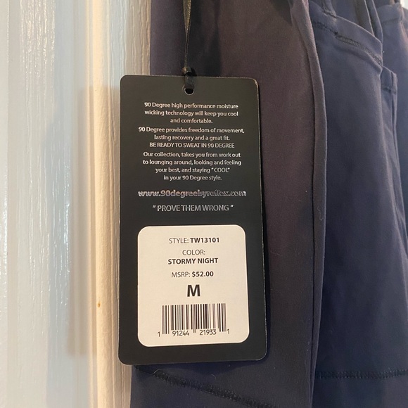 Navy Open Back Athletic Tank - Picture 3 of 3